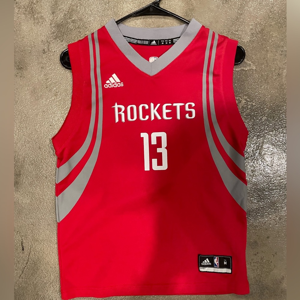 KIDS ADIDAS JAMES HARDEN ROCKETS JERSEY